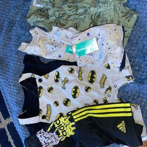 Baby short set & romper bundle